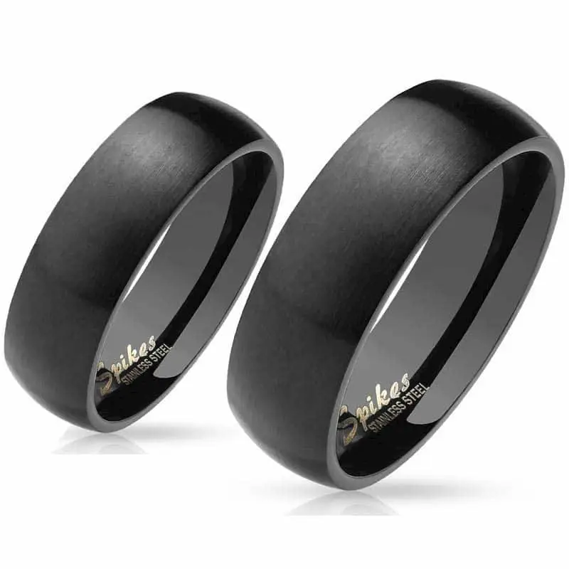 Sort Forlovelsesring