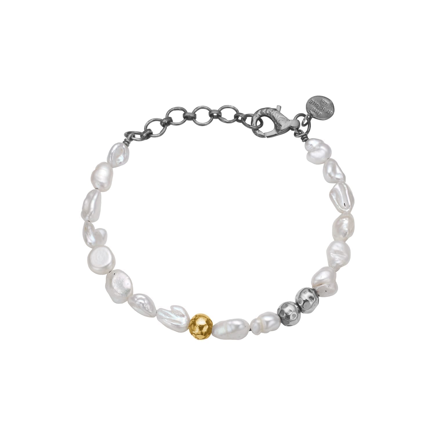 Soul White Keshi Perle Armbånd