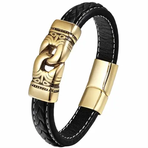 Sparkz Gold Armbånd Imt  Læder