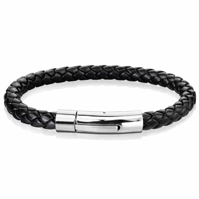 Steel Xt Armbånd   Sort Imt Læder