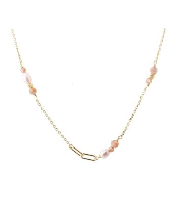 Sunella Link Necklace    Golden