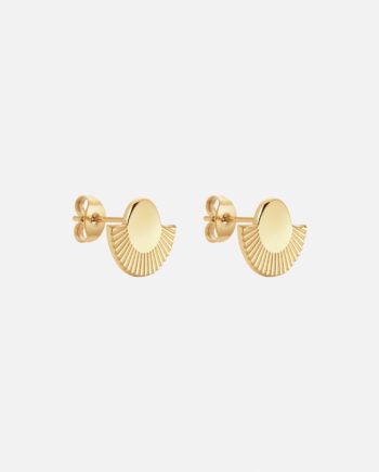 Sunset Eclipse Studs øreringe 18k Guldbelagt