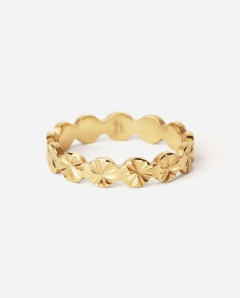 Sunset Eternity Ring 18k Guldbelagt