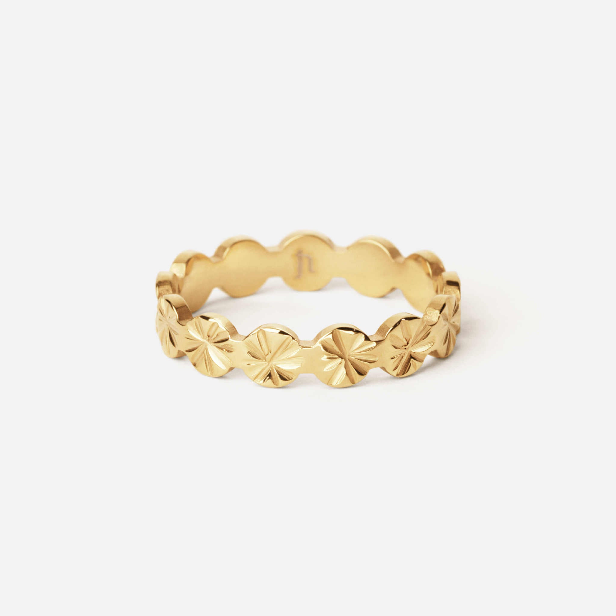 Sunset Eternity Ring 18k Guldbelagt