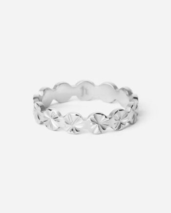 Sunset Eternity Ring Sølvfarvet