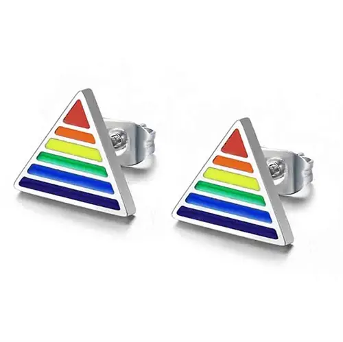 Triangle Lgbt  ørestik
