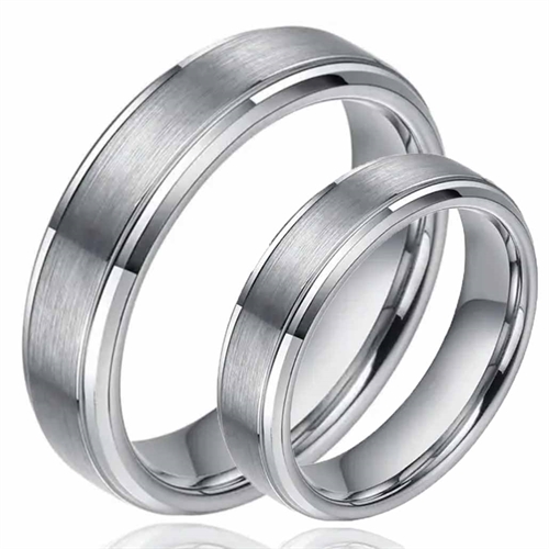 Tungsten Forlovelse Eller Vielsesring  Quot Hacky Quot