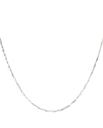Twisty Necklace   Silver