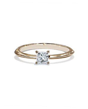 Oxford Square Cut Solitaire Ring