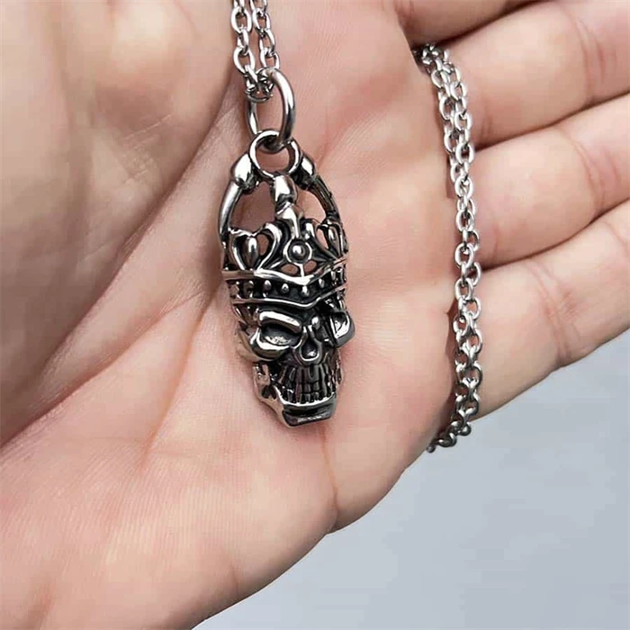 Vedhæng   Skull Design Stål316