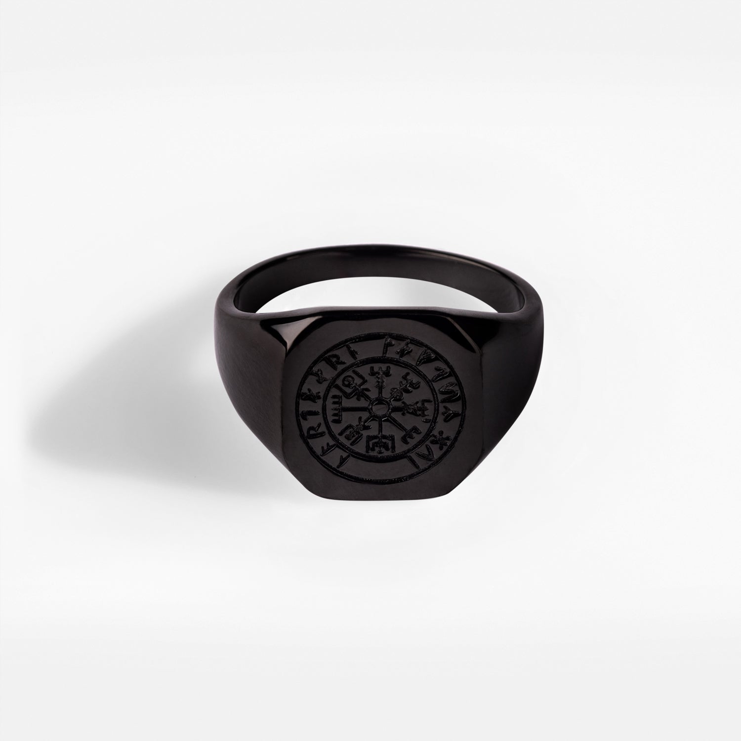 Vegvisir Signature Sort Ring Str    Herre Northern Legacy