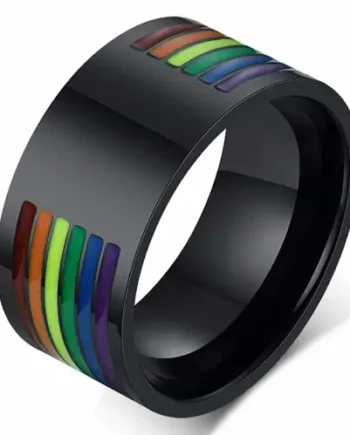 Wide Pride Ring   Stål