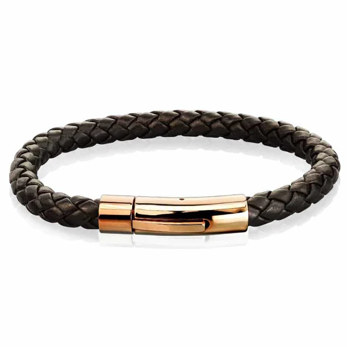 Xt Brown Imt Læderarmbånd Rosé