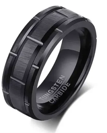 Zerbo Tungstenring   Blackcoat